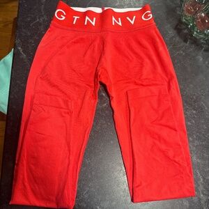 Red NVGTN women’s workout leggings